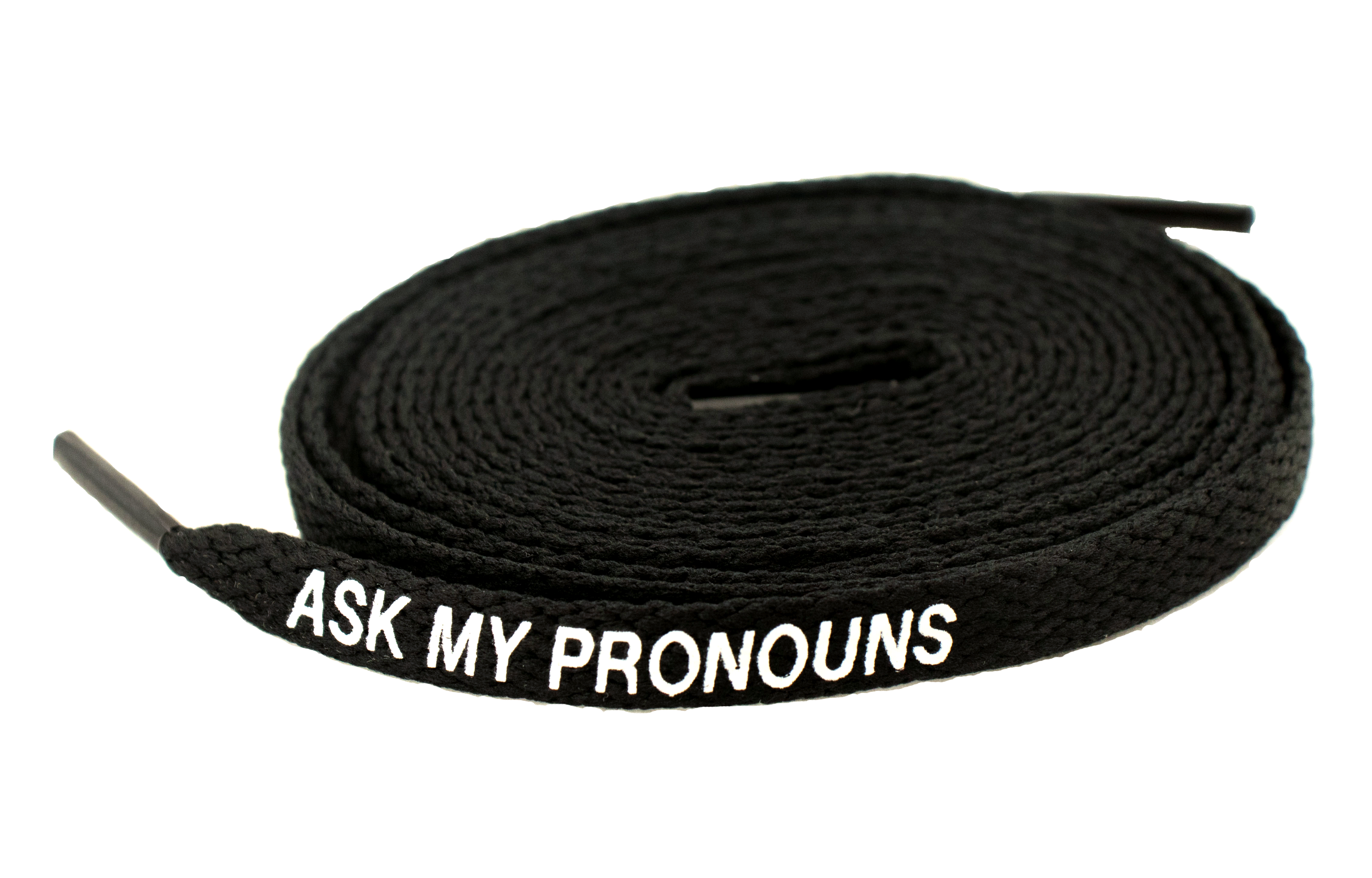 black ask my pronouns lace